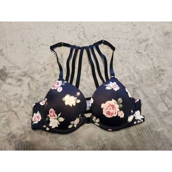 Victoria's Secret Other - Victoria's Secret PINK size 34A Wear Everywhere Push Up Bra Floral Strappy